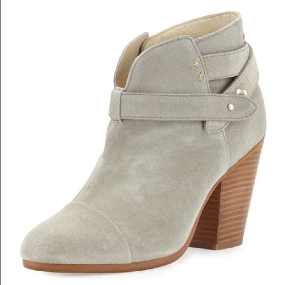 Rag&bone Grey Suede Harrow Ankle Boots